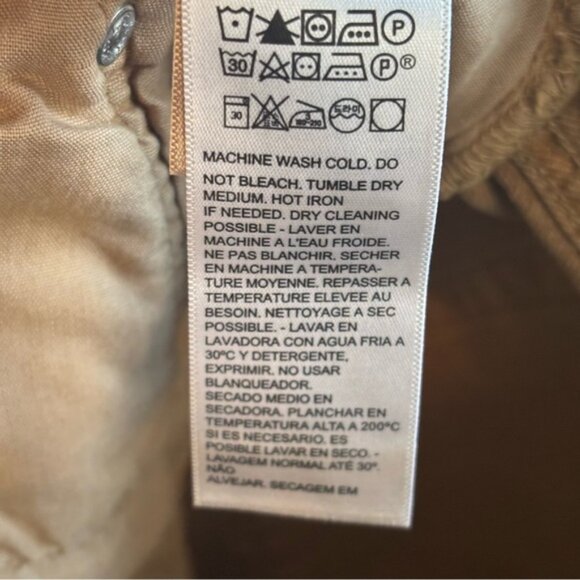 Levi’s 501 Original High Rise Straight Leg Tan Denim Jeans Women’s 25x30 NWT - Picture 7 of 9